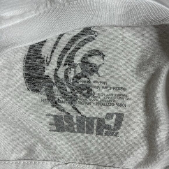 The Cure Logos Two-Sided Womens 2XL White T-Shirt New - Picture 7 of 8